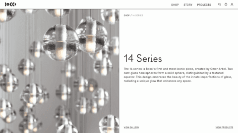 Modern Bocci 14 Series pendant lights with solid glass spheres enhance interiors with e...