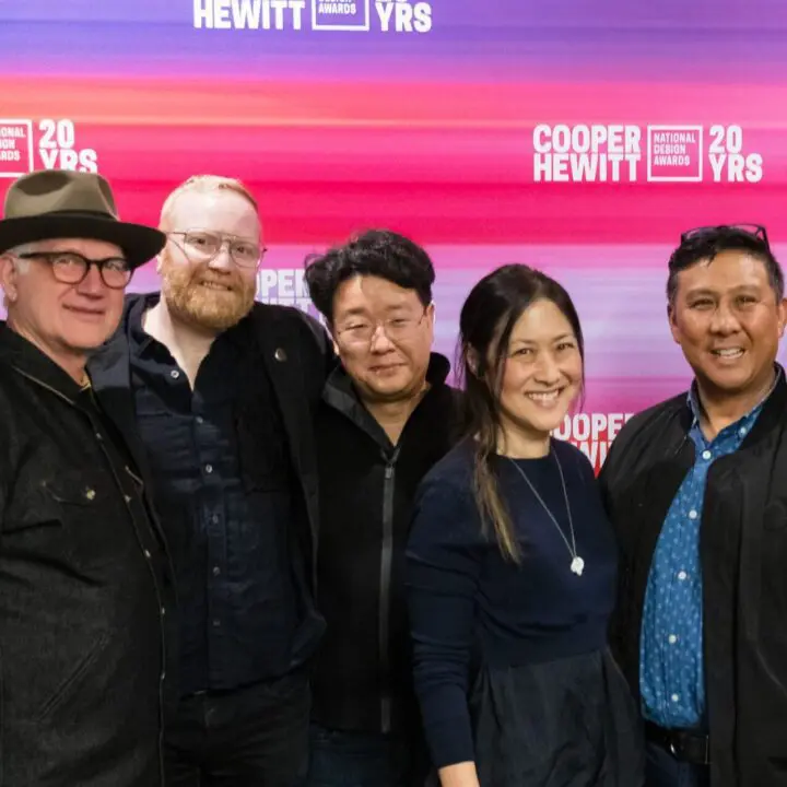 Corey Gutch, Tinker Hatfield, Lisa Iwamoto, and Primo Orpilla at Cooper Hewitt National...