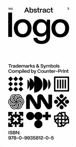 Abstract logo book cover with geometric symbols, titled Trademarks & Symbols Compiled b...
