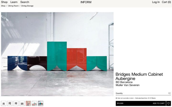 Colorful geometric cabinet design with a modern aesthetic, featuring red, green, blue p...