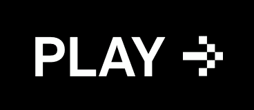 Black background with white 'PLAY' text and a digital-style '+' symbol on the right, re...