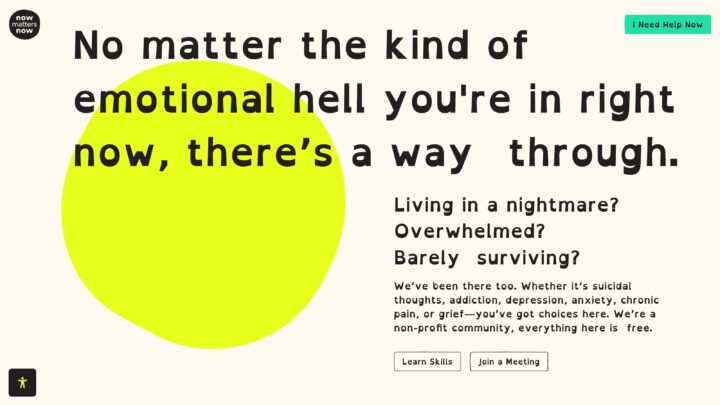 homepage with dyslexic accessibility enabled