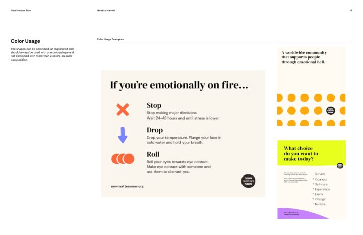 Emotional support infographic with steps: Stop, Drop, Roll. Tips for managing stress. V...